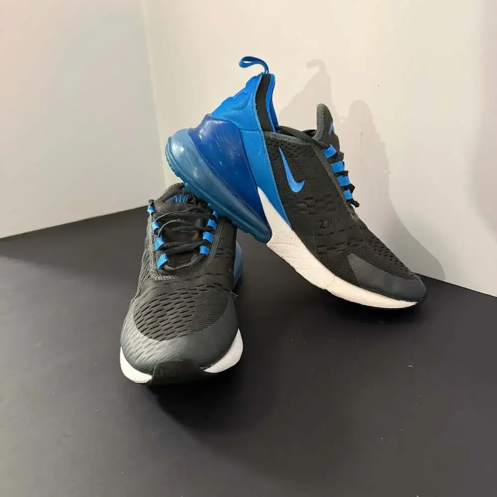 Nike Air Max 270 Anthracite Photo Blue AH8050-028 Men's Size 8 - Picture 2 of 8
